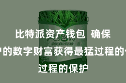 比特派资产钱包  确保用户的数字财富获得最猛过程的保护